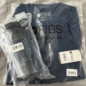 FIGS Makato Performance Underscrub and free Nalgene water bottle